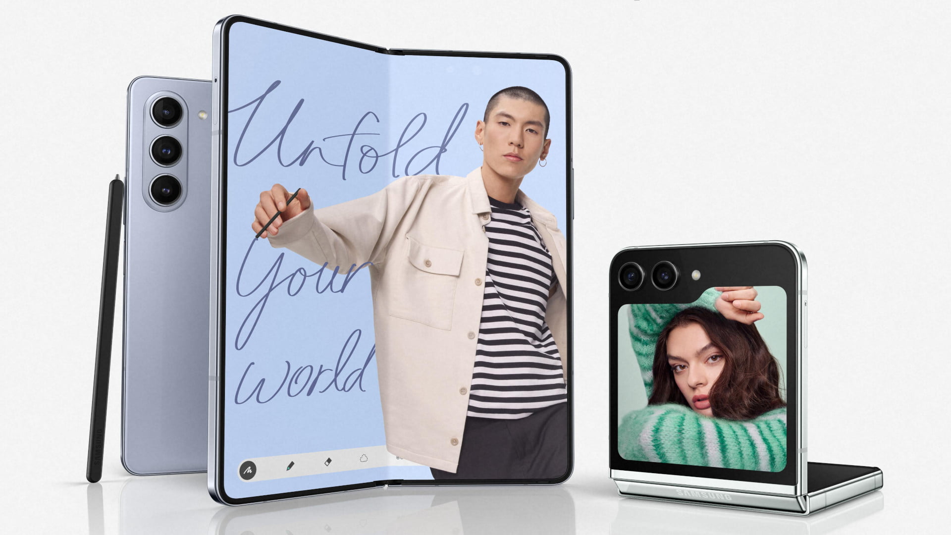 Nouvelles déballées du Samsung Galaxy Flip5 Fold5