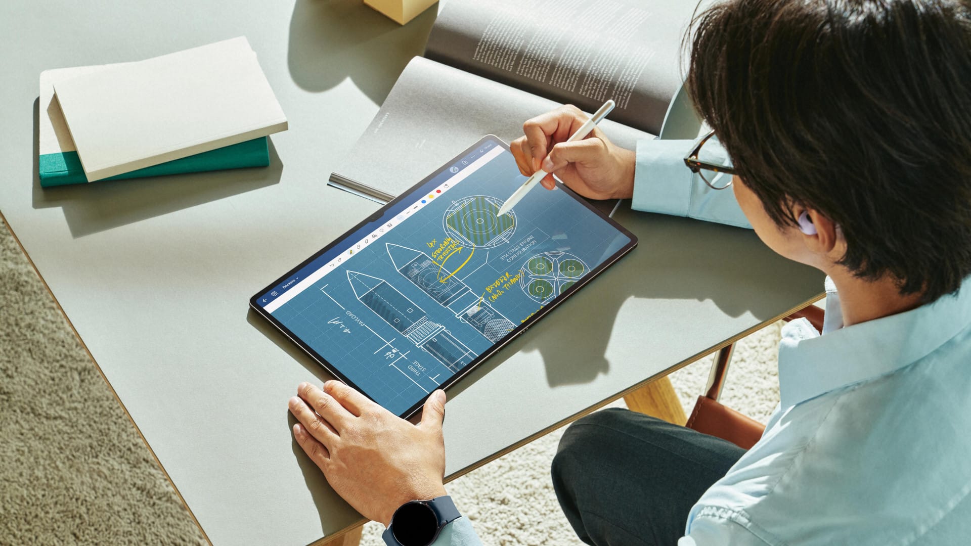 Cabecera de noticias de la serie Samsung Galaxy Tab 9