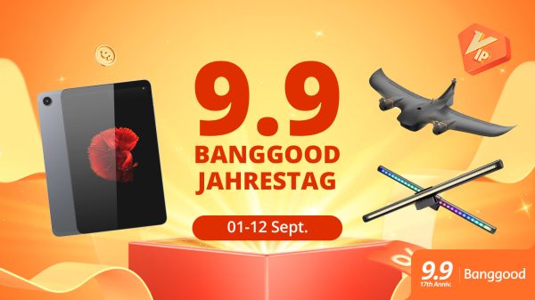 Nagłówki z okazji rocznicy Banggood 2023