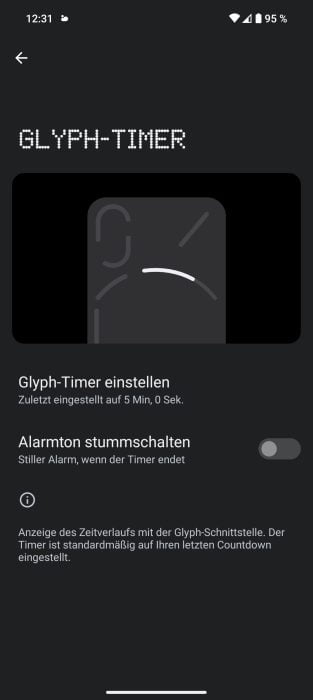 Nothing OS 2.0 Glyph Interface Timer
