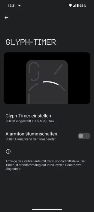 Niets OS 2.0 Glyph-interfacetimer
