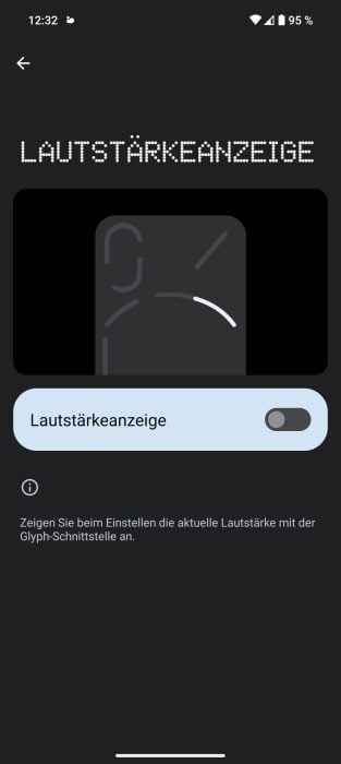 Nothing OS 2.0 Glyph volume