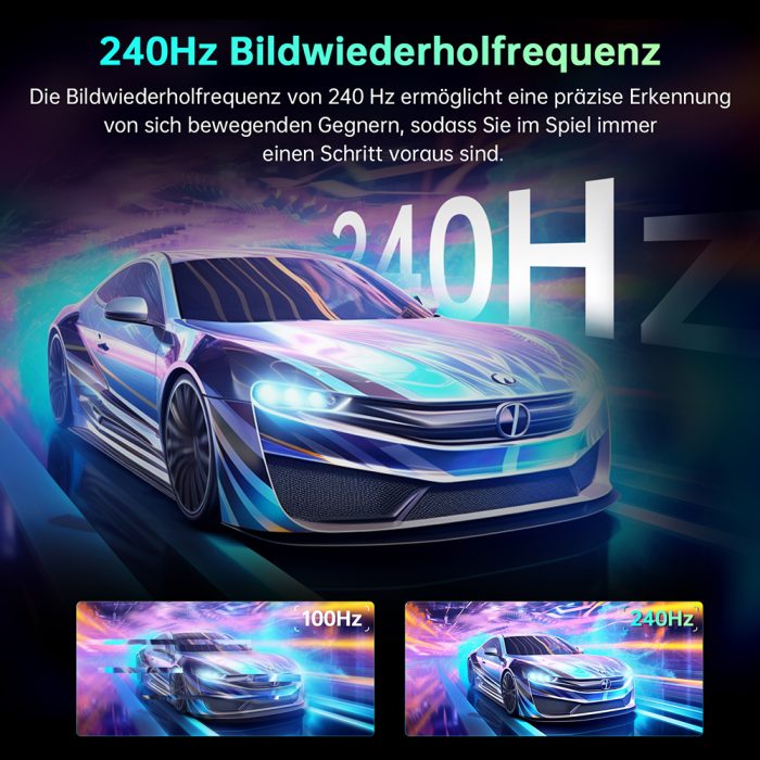 240 Hz verversingssnelheid