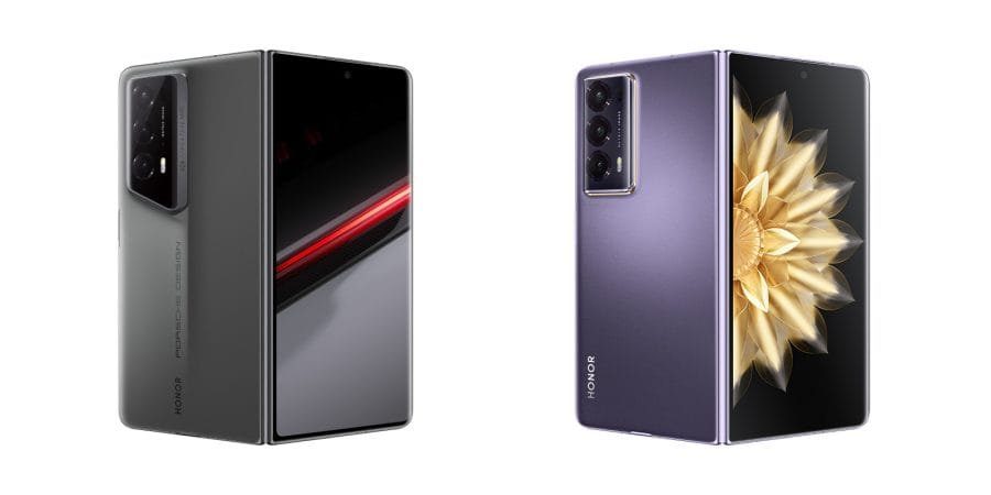 HONOR Magic V2 RSR und Magic V2 Standardmodell in der Gegenüberstellung