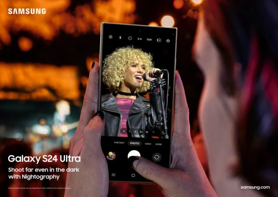 Samsung Galaxy S24 Nightography for the best recording quality at night