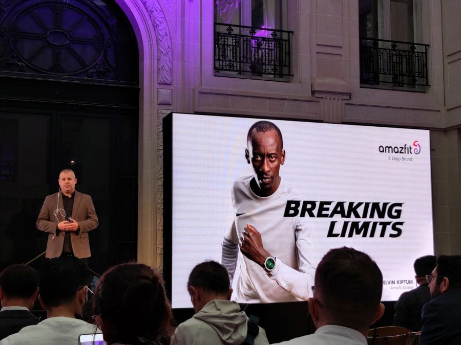 Événement Amazfit à Paris Breaking Limits