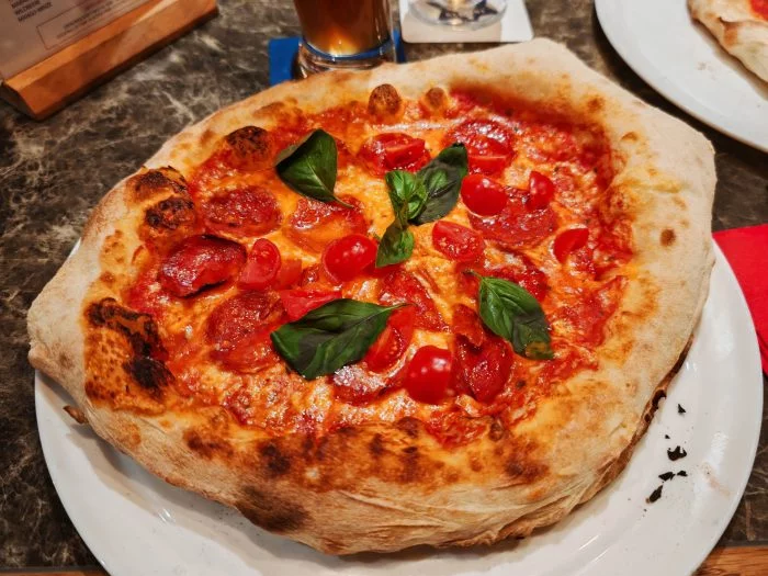 Kamera testbilde pizza