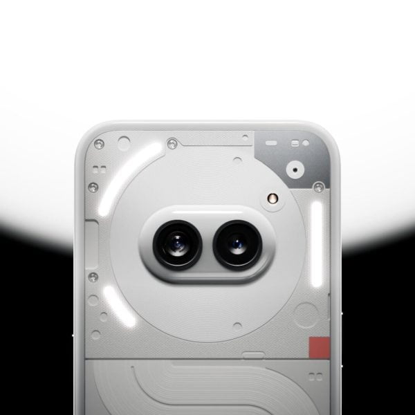 Yatay kameralı Hiçbir Şey Telefonu (2a) tasarım konsepti