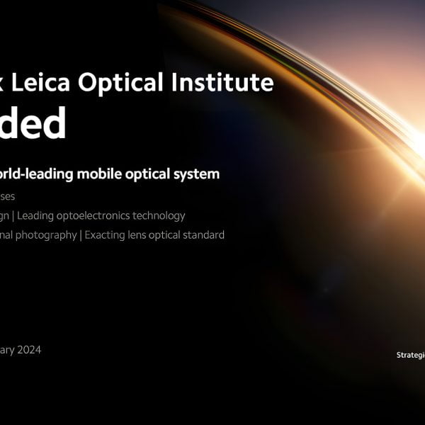 Xiaomi x Leica Optical Institute-held