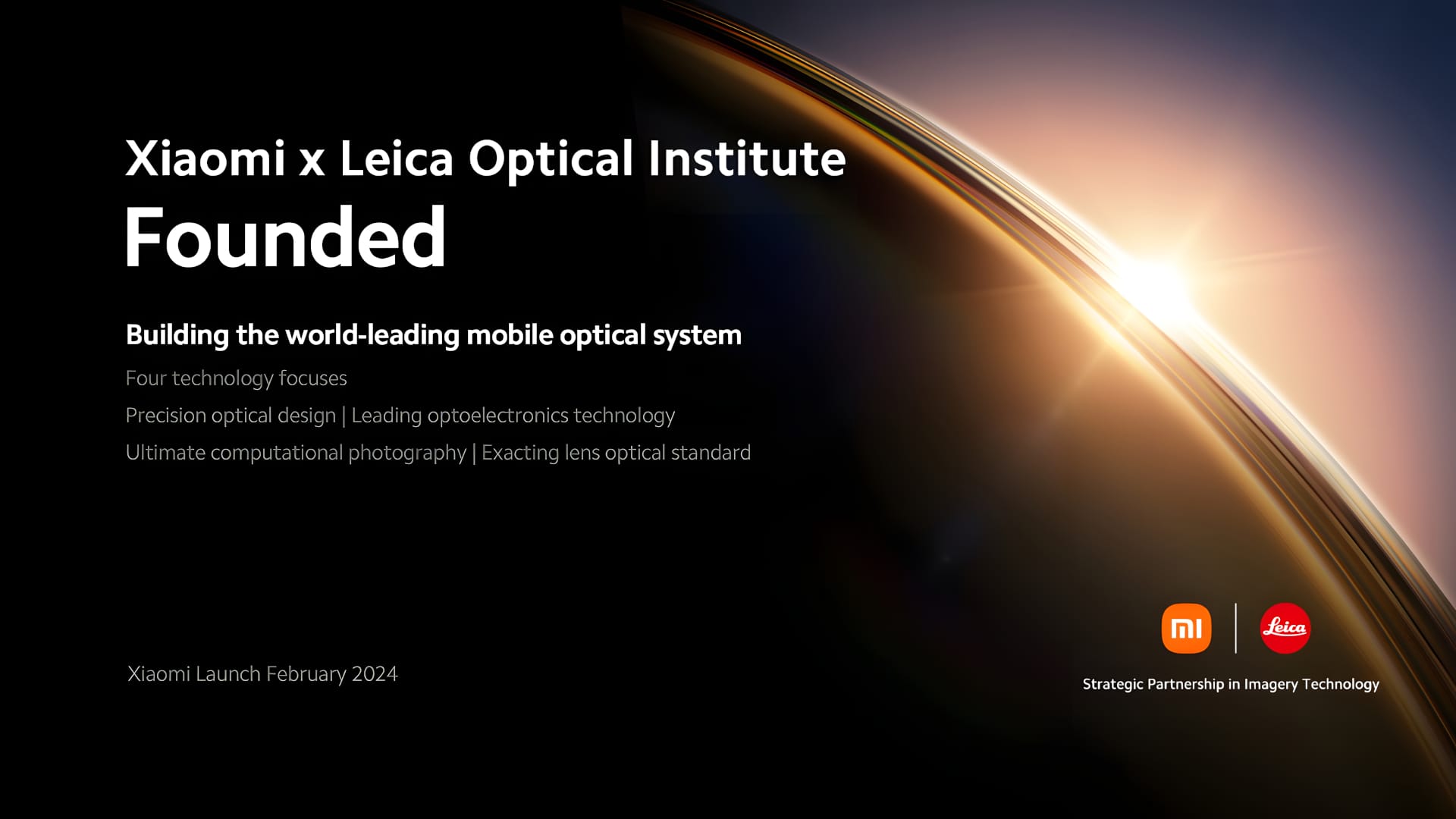 Xiaomi x Leica Optical Institute-held