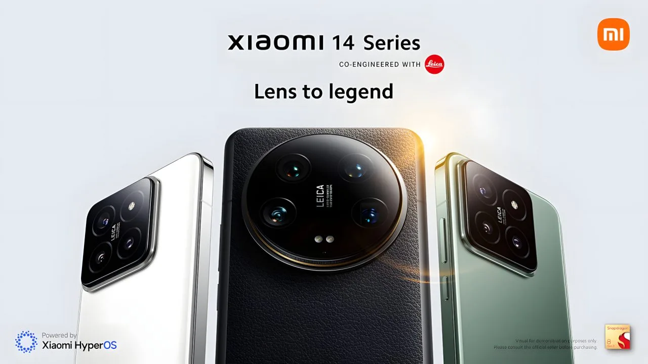 Héros de l'actualité de la série Xiaomi 14