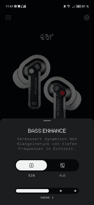 Nothing X Bass Enhance