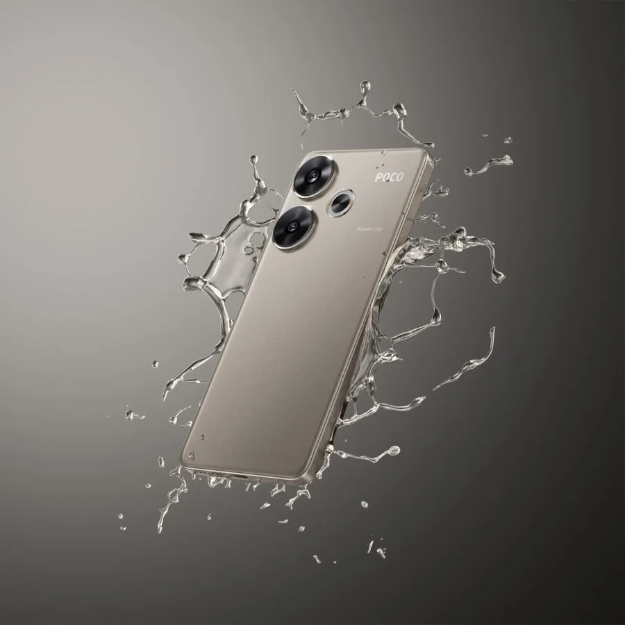 POCO F6 Wassertropfen