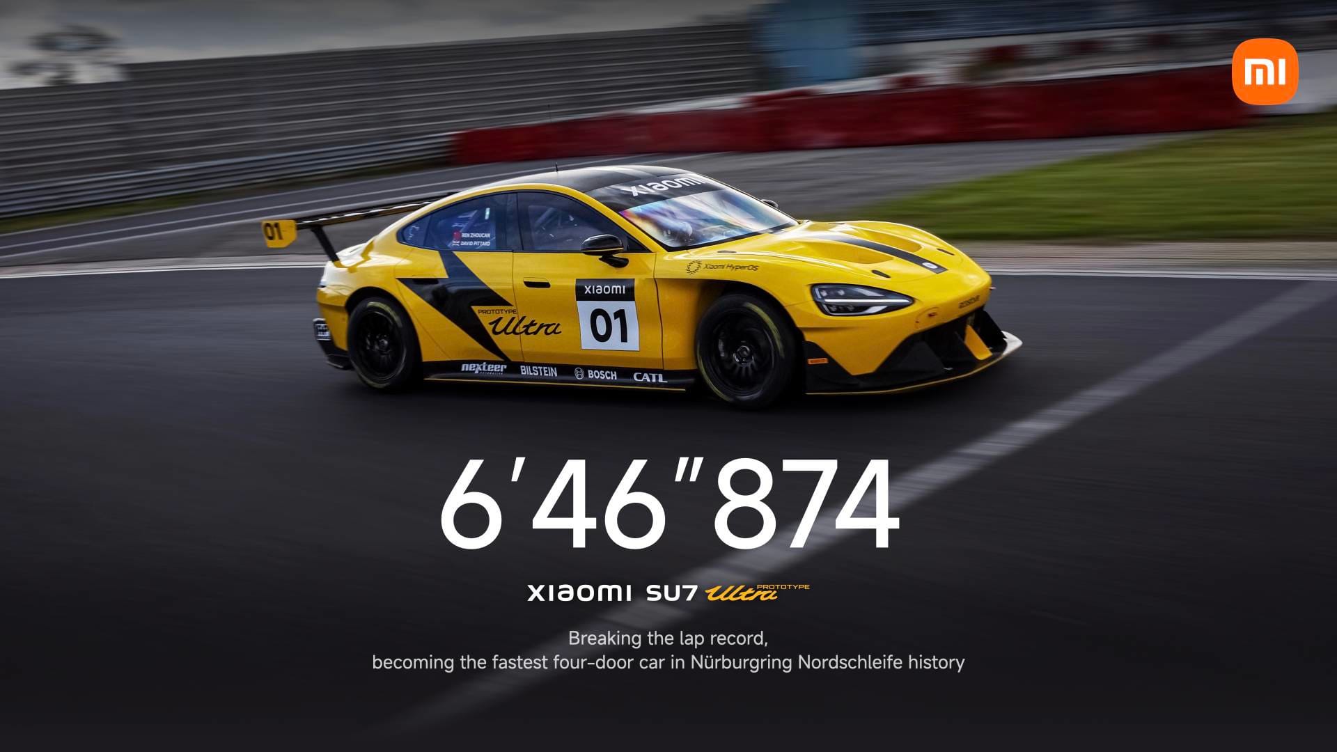 Xiaomi SU7 Ultra Electrifying N rburgring Record For The Fastest Sedan Xiaomi SU7 Ultra Electrifying N rburgring Record For The Fastest Sedan