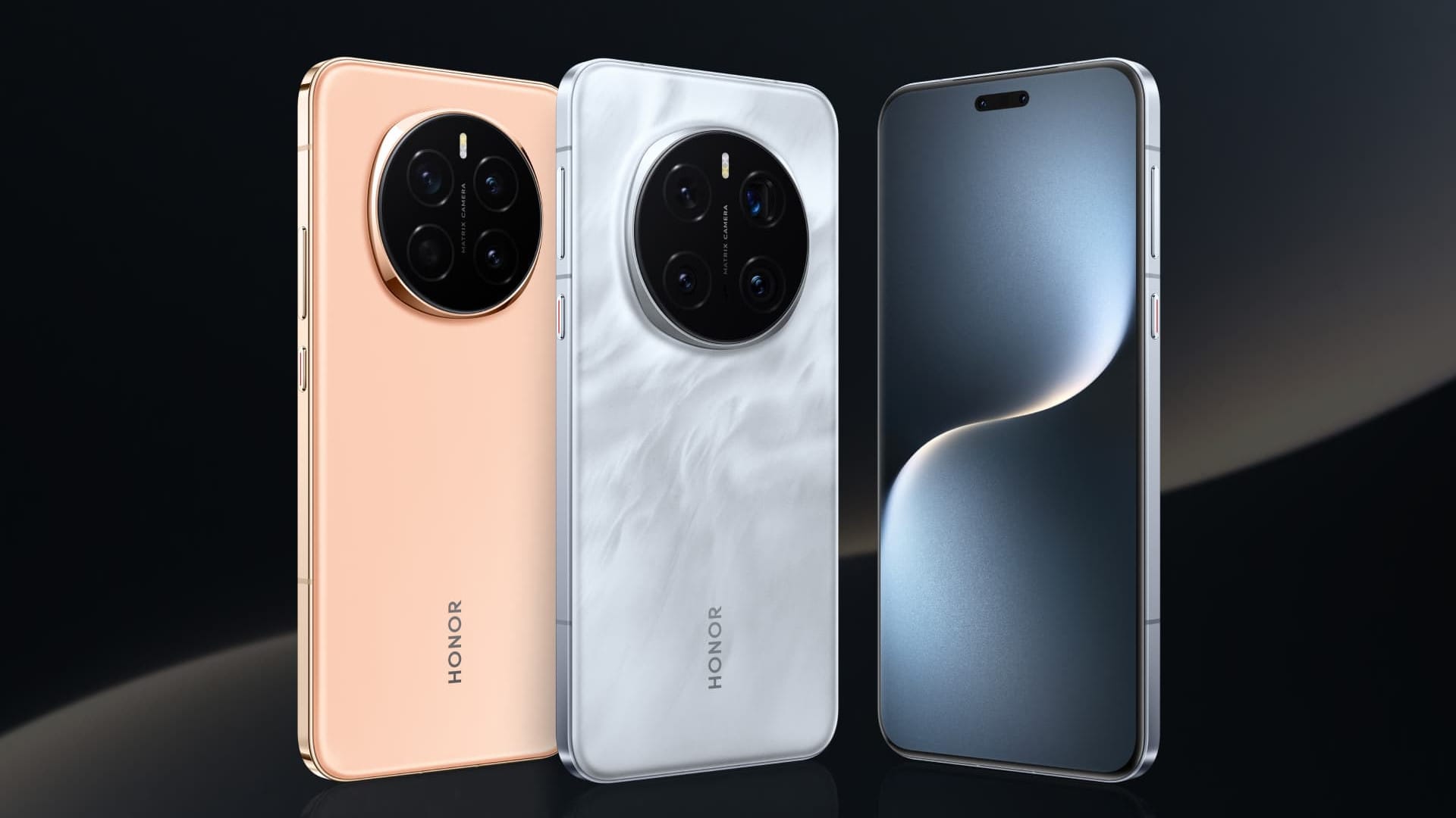 Custodia Protettiva Per Honor Magic 7 Lite / 7 Lite 5G, Cover Con Anello Metallico E Copriobiettivo Scorrevole, Nero, Antiurto