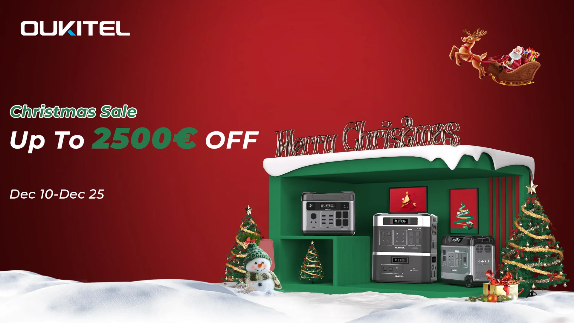 OUKITEL Oferta de Navidad 2024 Héroe