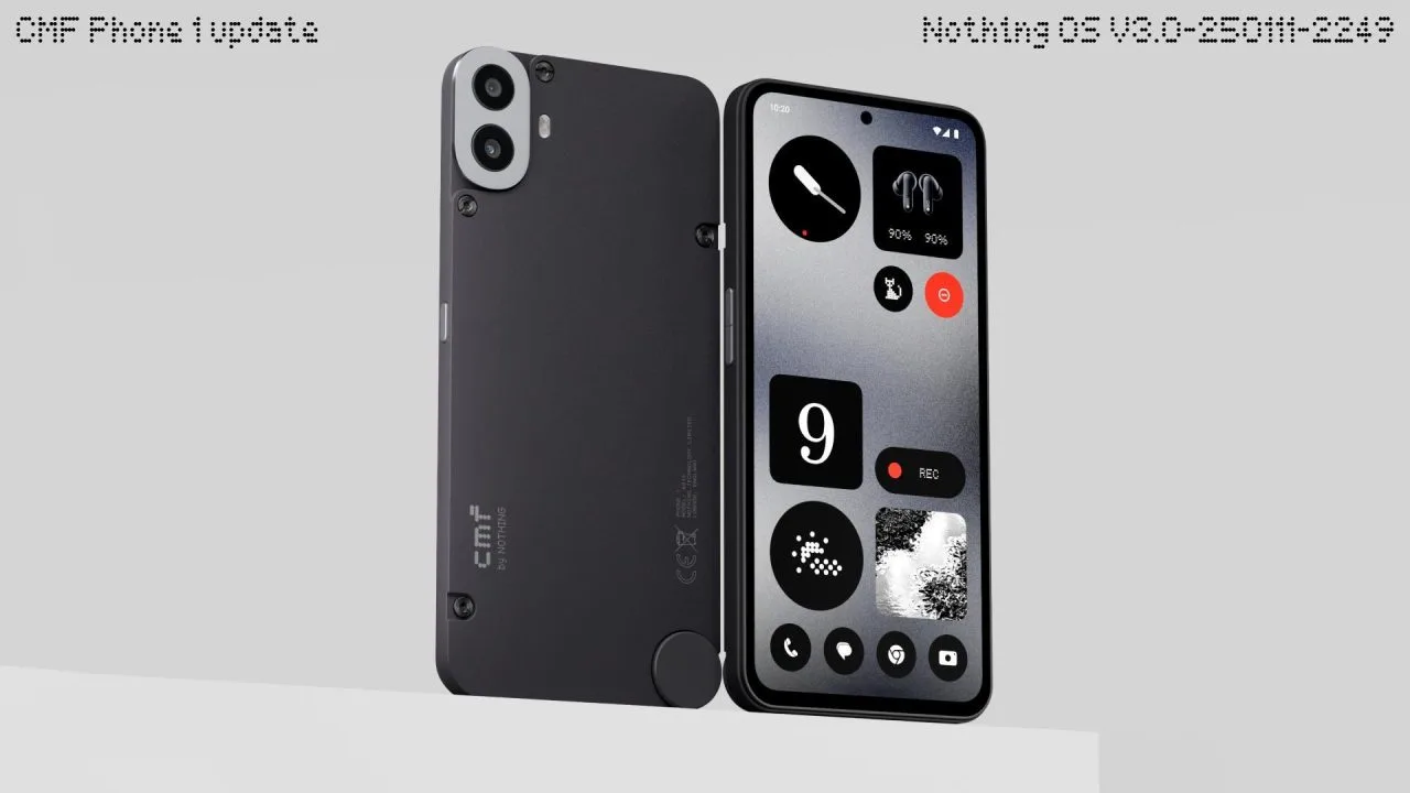 CMF Phone 1 Ενημέρωση στο Nothing OS 3.0 Hero