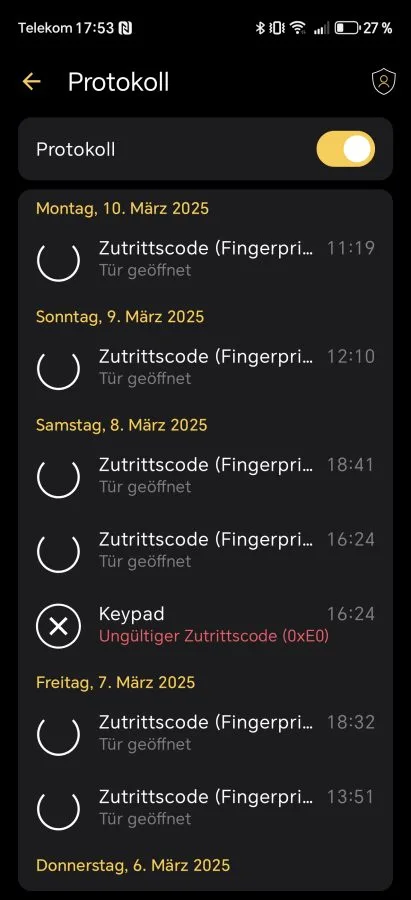 Nuki App Protokoll