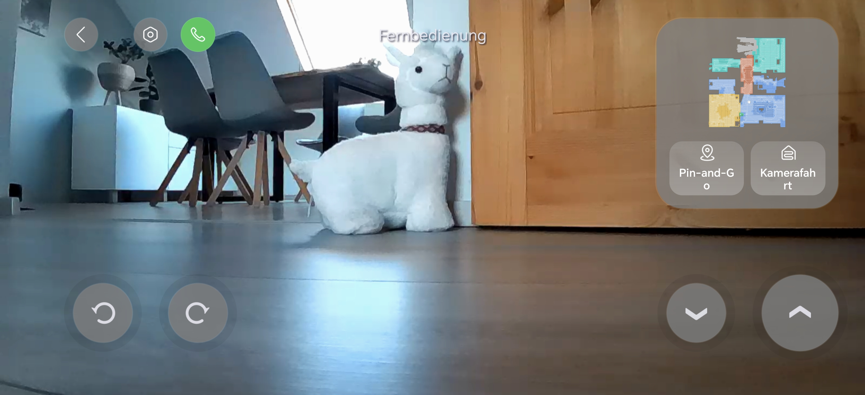 Monitoraggio video app Roborock