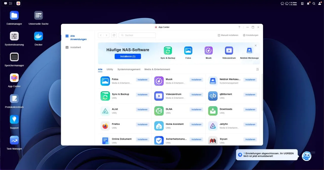 UGREEN UGOS App Center