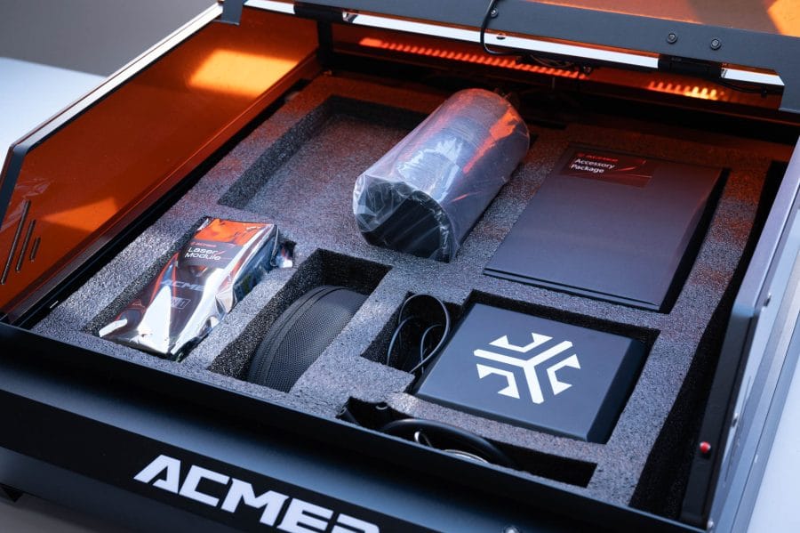 ACMER P3 2IN1 Lieferumfang sicher verpackt