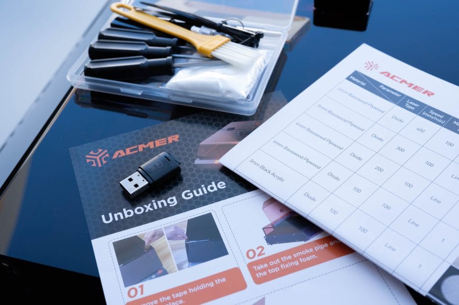 ACMER P3 2IN1 Lieferumfang