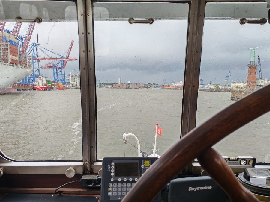 Testaufnahme von Boot aus.