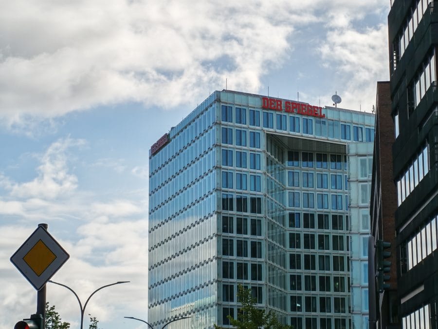Testaufnahme von Spiegel Hochhaus