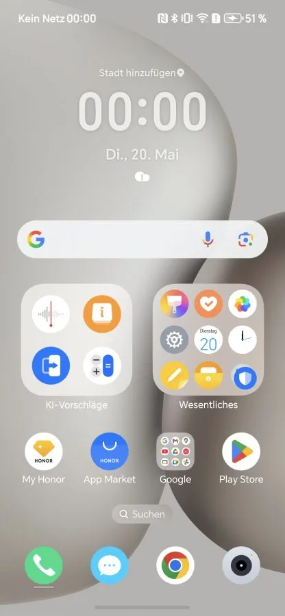 MagicOS 9 Homescreen