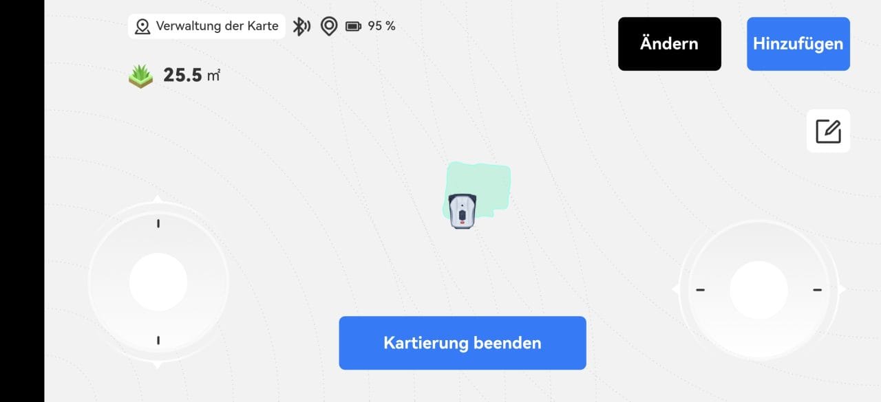 HOOKII Neomow X App Kartierung