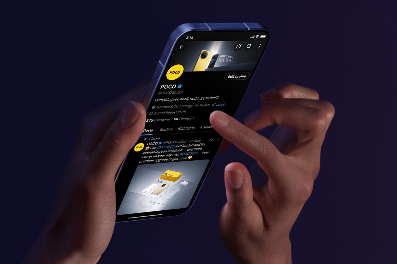 POCO F7 Display Scrolling