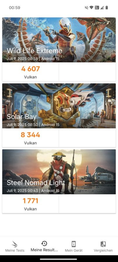 Nothing Phone (3) 3DMark Benchmark Ergebnisse