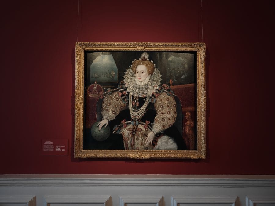 Testaufnahme Gemälde der Queen