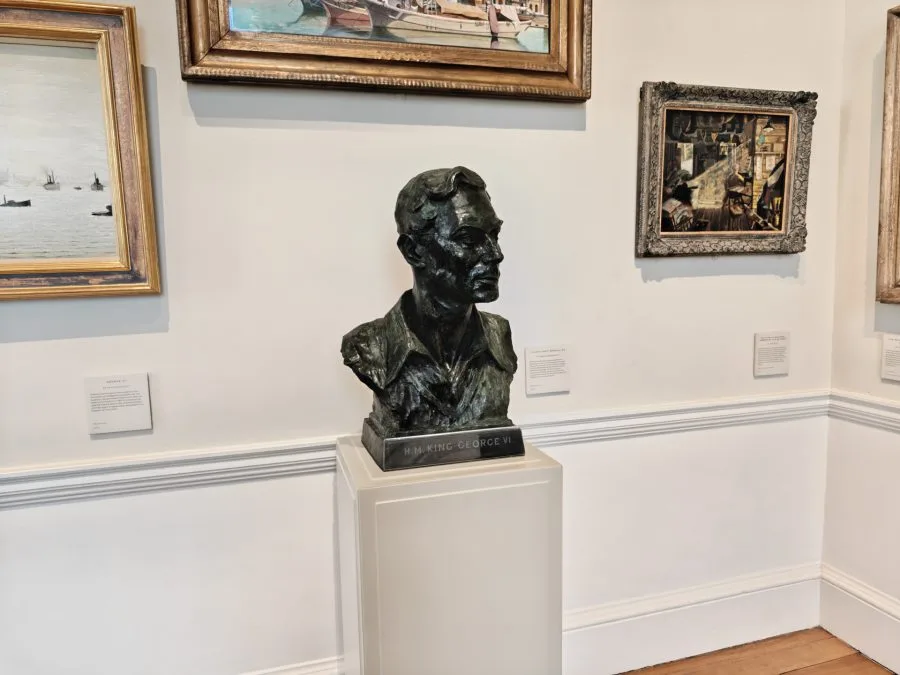 Testaufnahme Statue von George