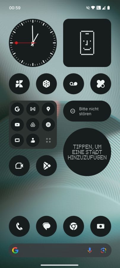 Nothing OS Homescreen