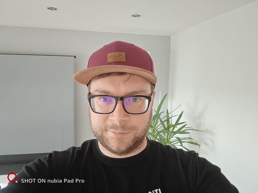 nubia Pad Pro Kamera Testaufnahme Selfie