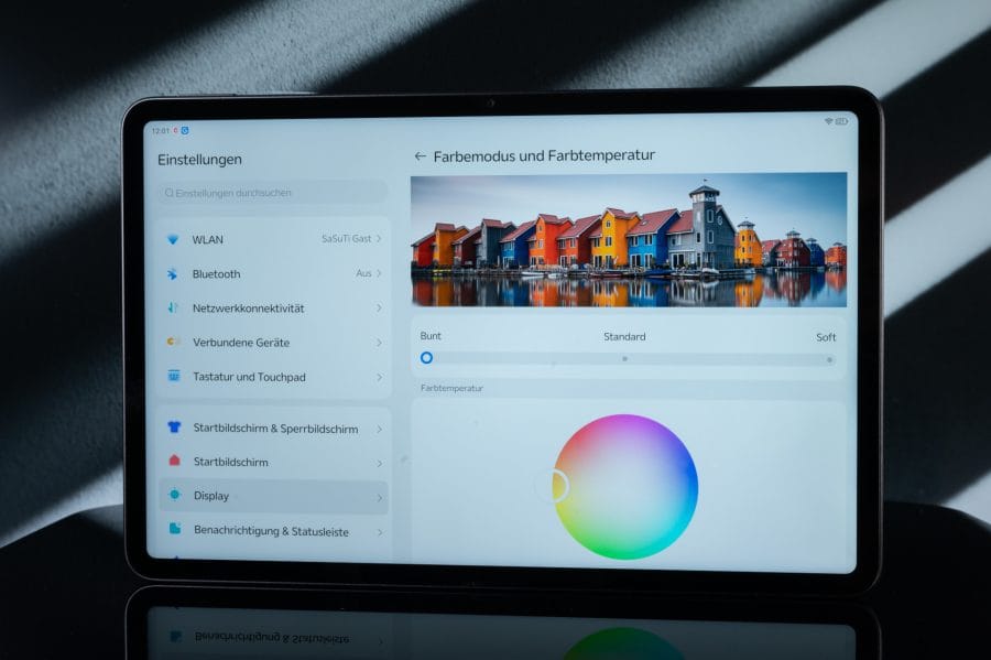 nubia Pad Pro Displayeinstellungen
