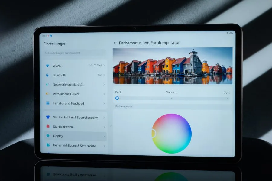 nubia Pad Pro Displayeinstellungen