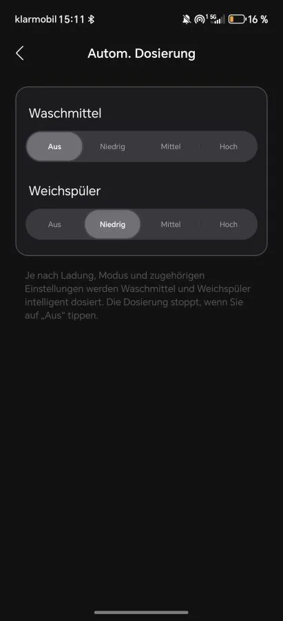 Zeo Lite App Dosierung