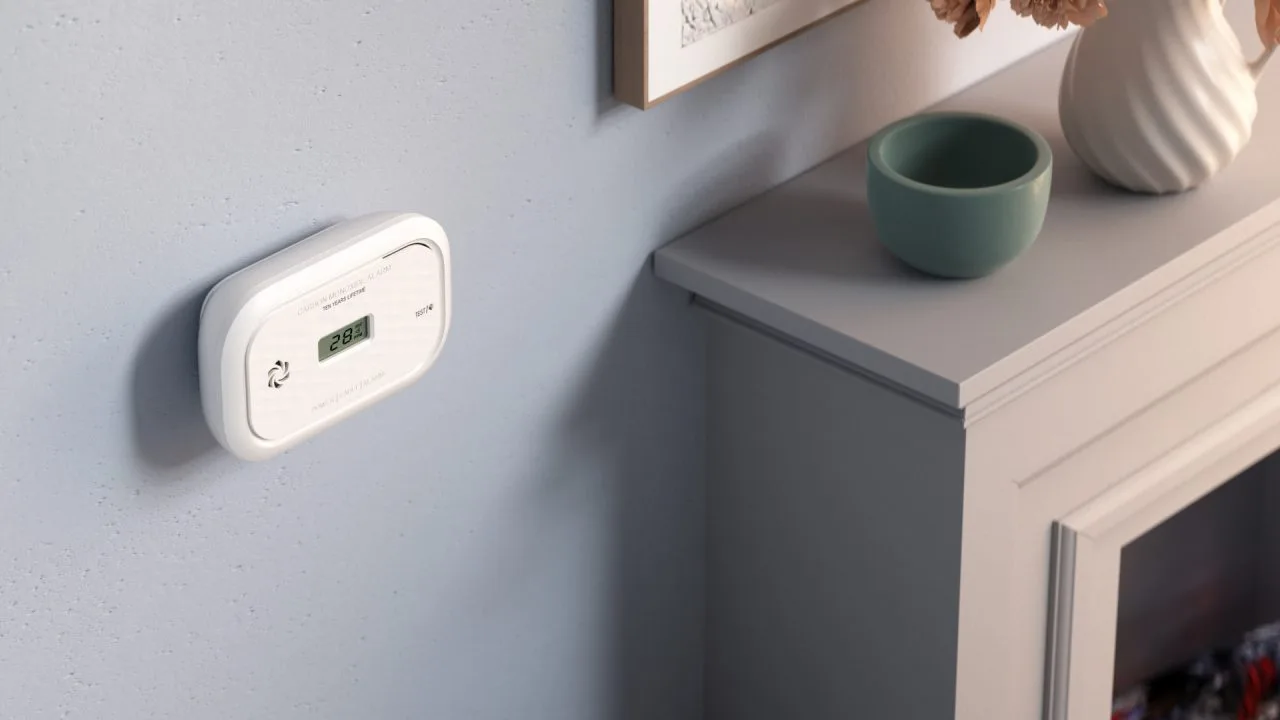 Rilevatore di monossido di carbonio da parete Andyssey