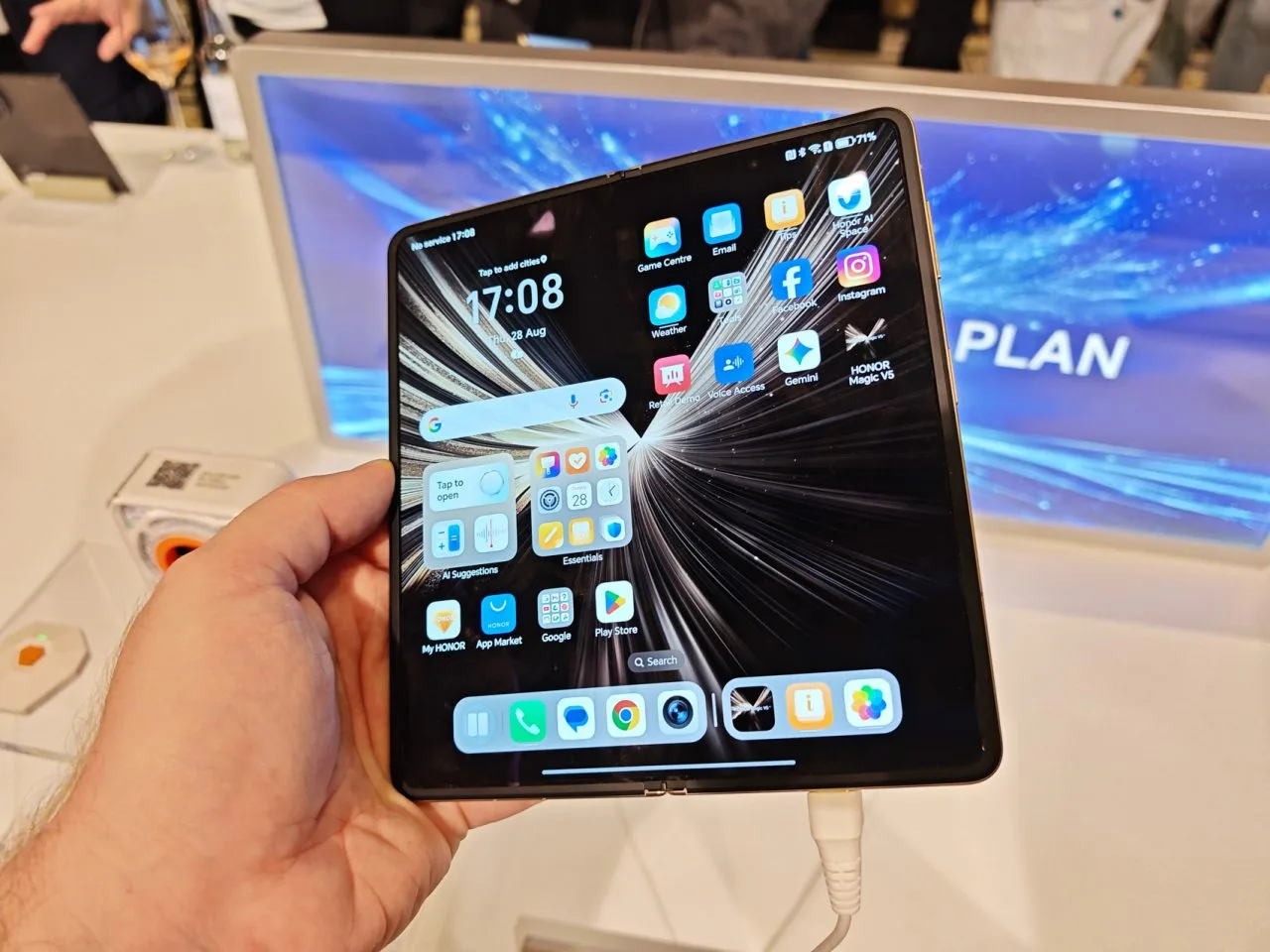 Display interno HONOR Magic V5