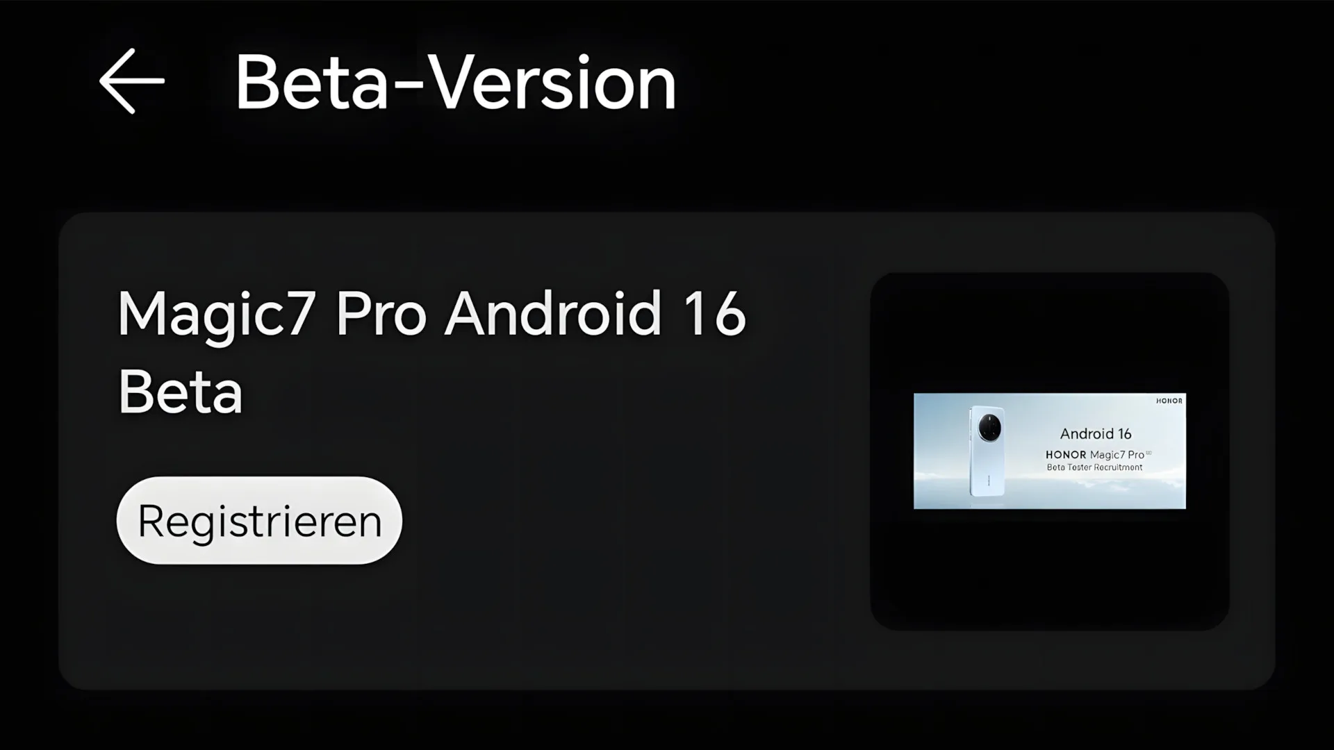 HONOR MagicOS 10 w wersji beta