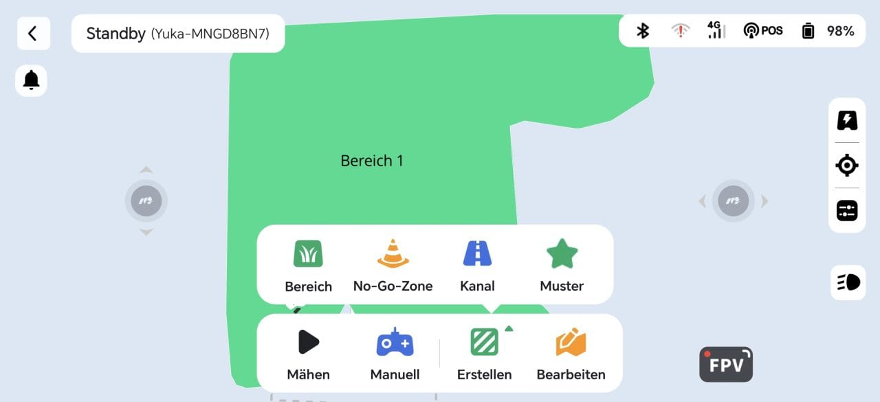 Mammotion App Karte