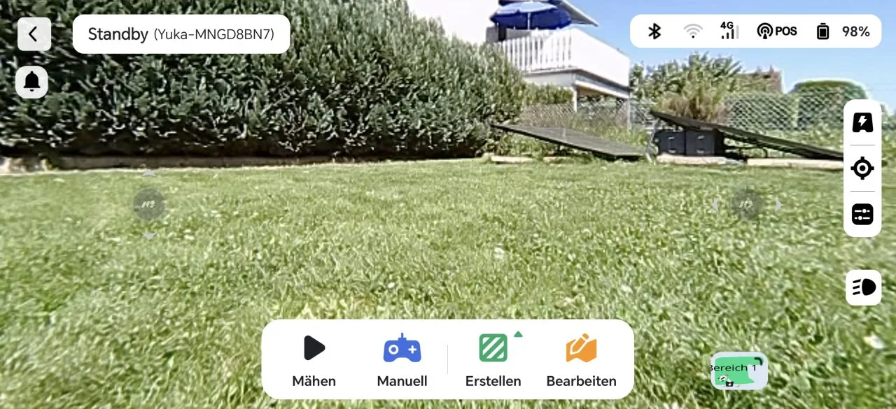 Mammmotion-appens levende bilde