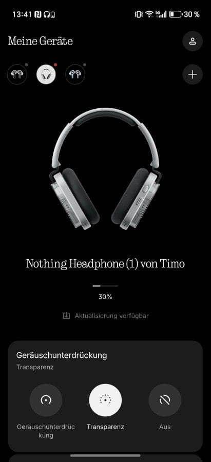 Nothing X App Homescreen