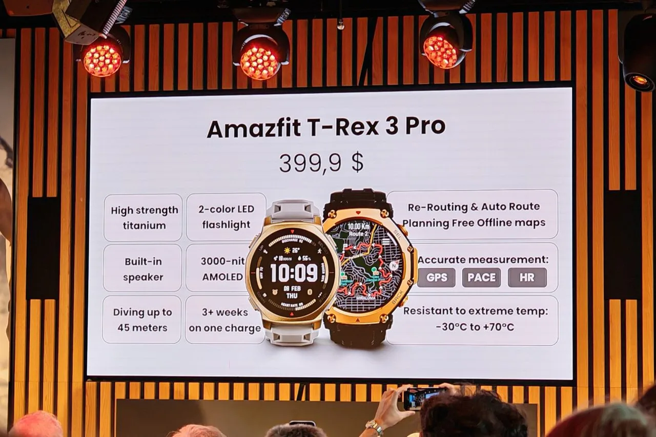 Ceny i najważniejsze funkcje Amazfit T-Rex 3 Pro