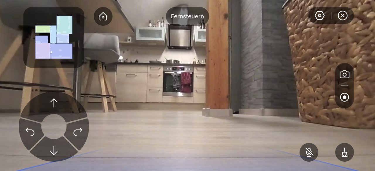 Narwal Freo Z10 Ultra Kamera bei Licht