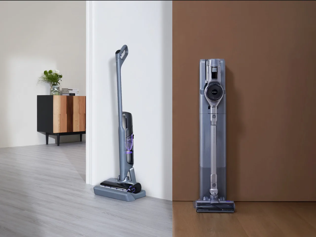 Narwal S30 Pro (solda) Narwal V40 (sağda)