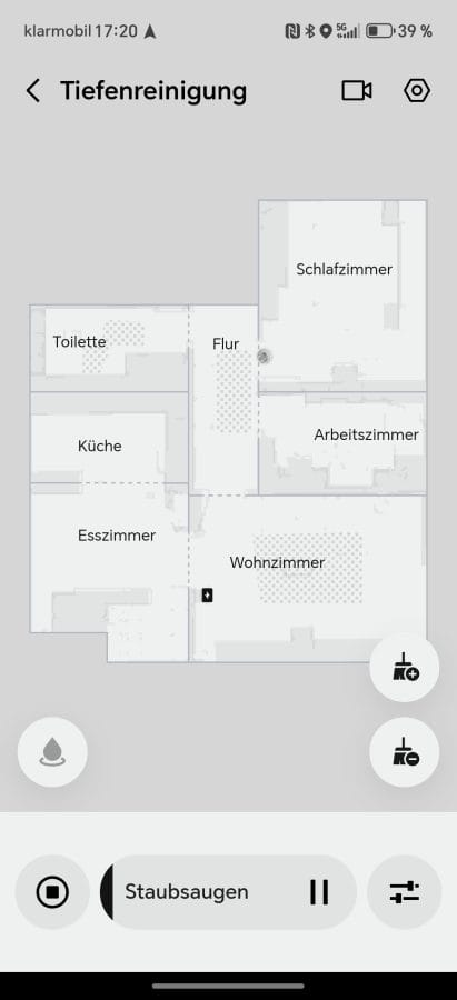 DJI ROMO App Kartenansicht