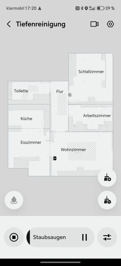 Zobrazení mapy v aplikaci DJI ROMO